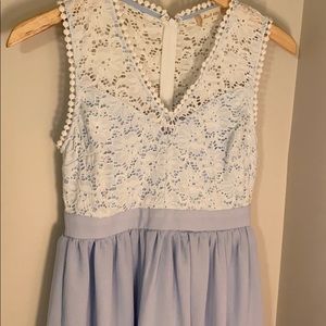 Light blue lace dress